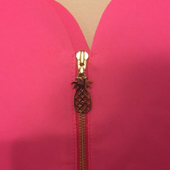 Pink Scalloped Lily Pulitzer Dress - Picture 3 of 4